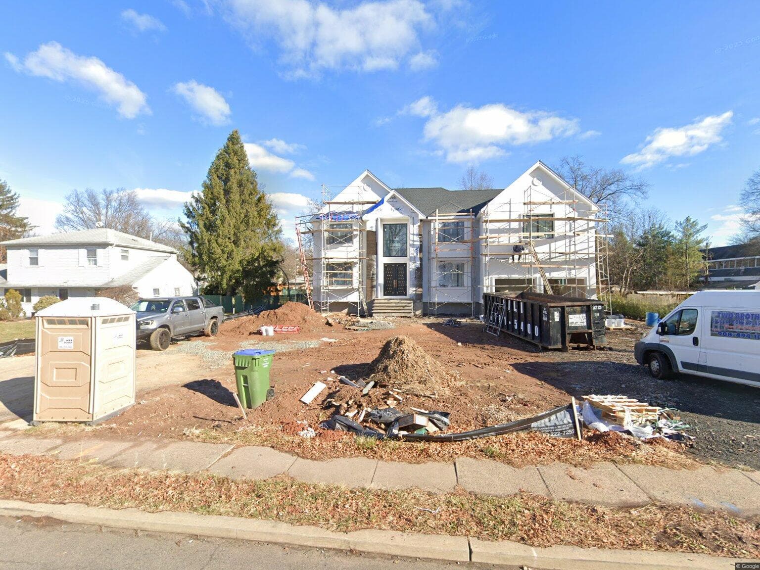 Home under construction by Gulberg Builders at 3863 PARK AVE