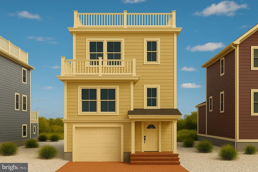 Rendering of a home by Tradewinds Builders at 8200 BEACH AVE