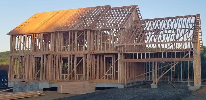 Home under construction by Wilmark Builders at 1 WADE FARM RD