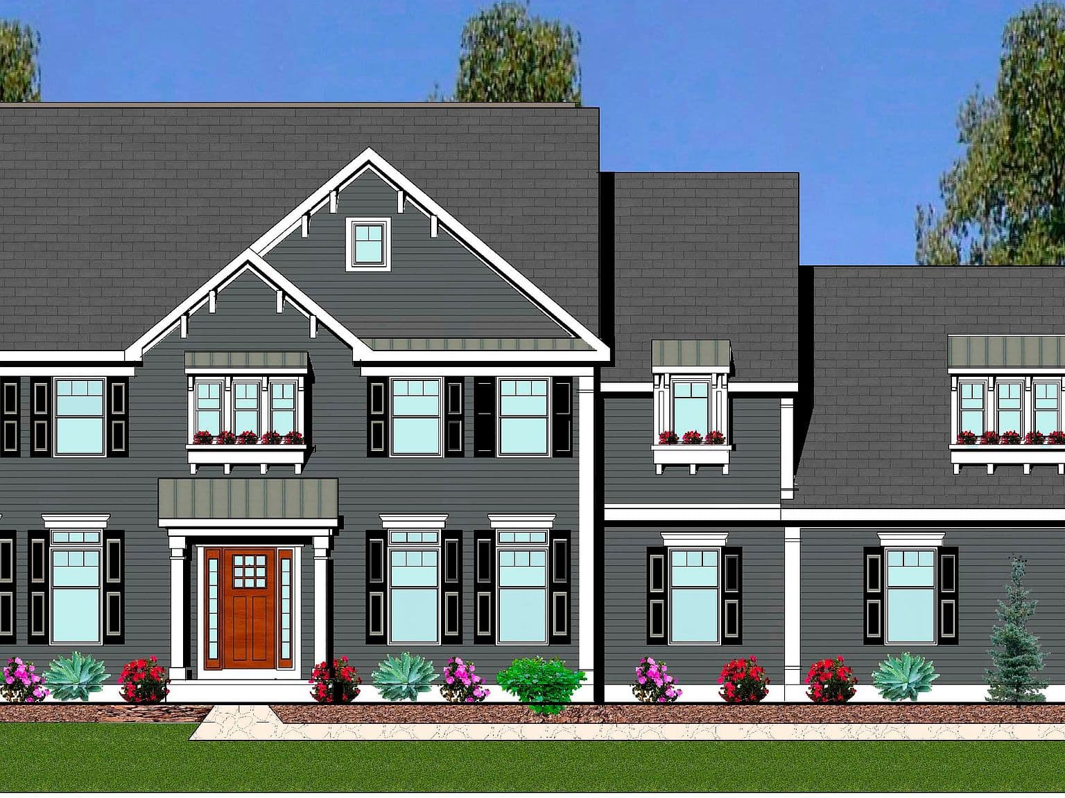 Rendering of a home by Wilmark Builders at 5 WADE FARM RD
