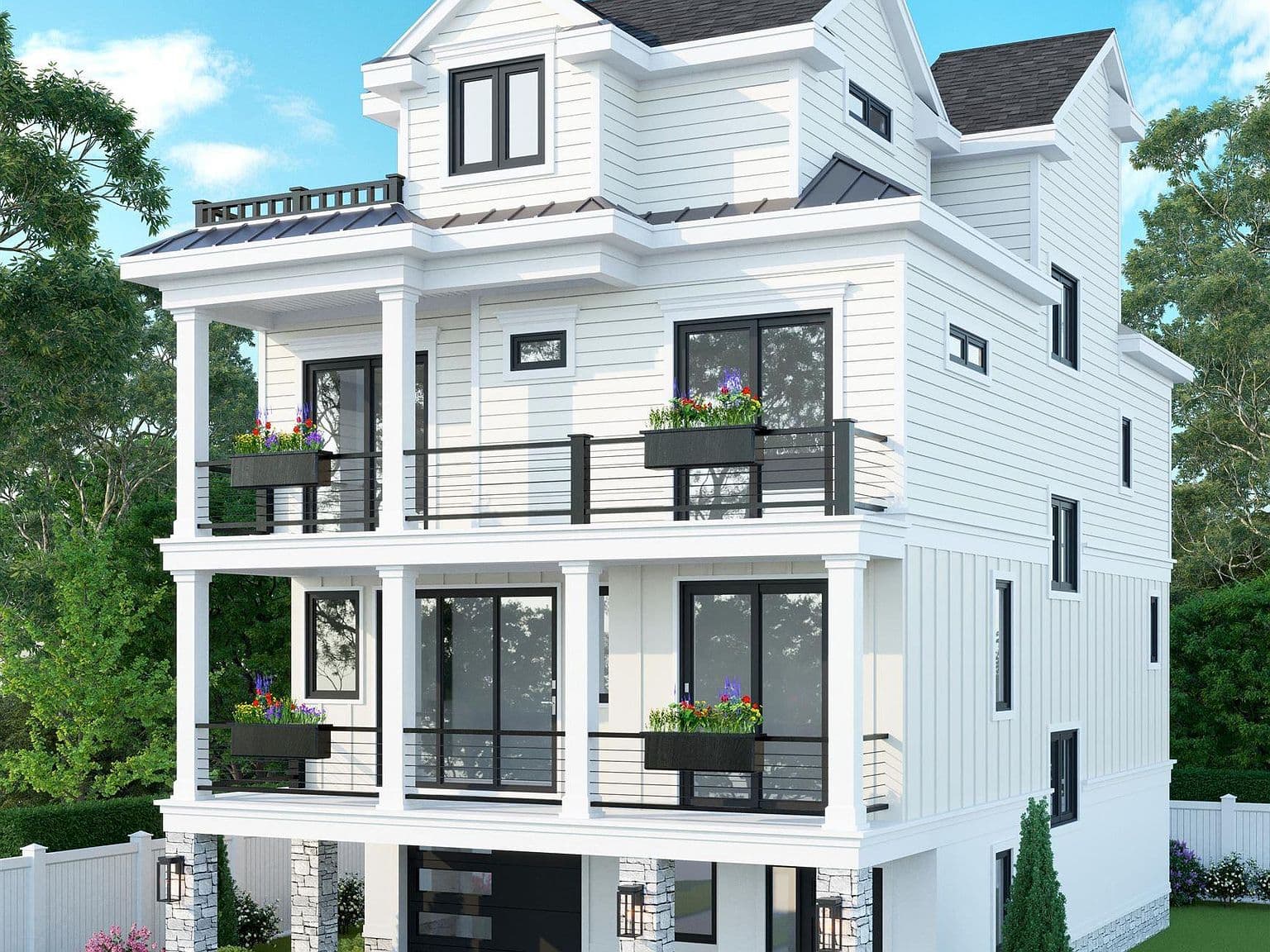 Home built by Irons Custom Builders at 10 S HUNTINGTON AVE